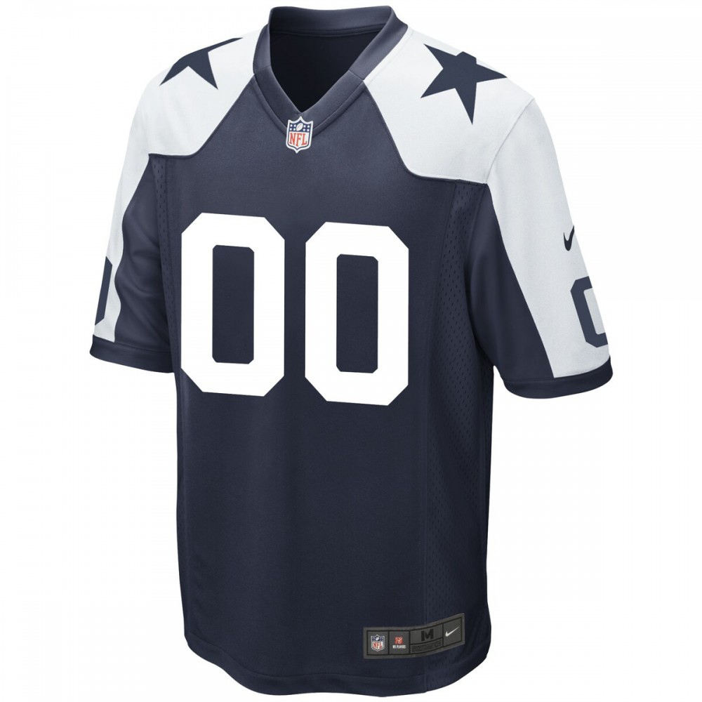 Dallas Cowboys Nike Alternate Custom Game Jersey - Navy-GridironStore